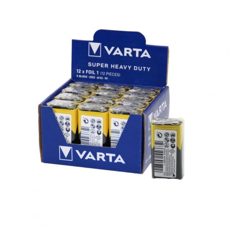 VARTA  9 VOLT  PİL  E   12PCS (5365)