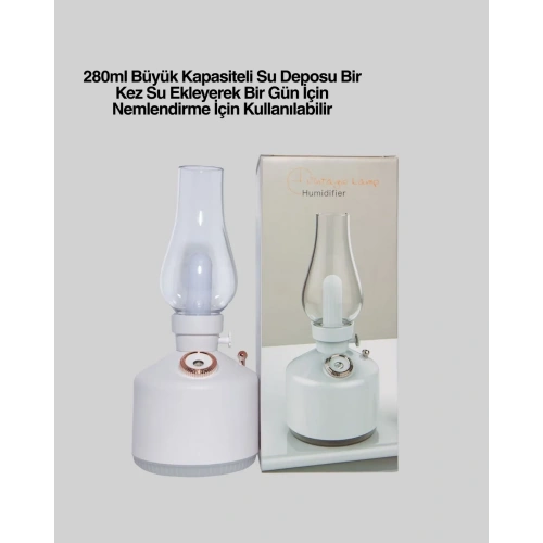 Vintage Tarz Aromaterapi Difüzörü 280 Ml Kapasite İle