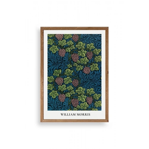 William Morris Ahşap Çerçeveli Tablo 30 x 42