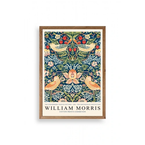 William Morris Ahşap Çerçeveli Tablo 50 x 70