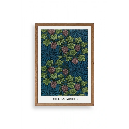 William Morris Ahşap Çerçeveli Tablo 50 x 70