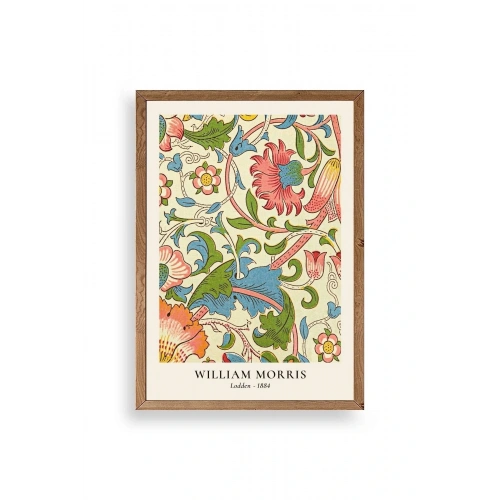 William Morris Ahşap Çerçeveli Tablo 50 x 70