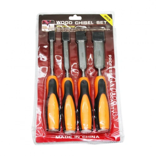 WOOD CHISEL 4 PARÇA 6-12-18-24MM İSKARPELA SET (5365)