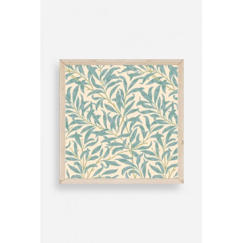 Yaprak Ahşap Çerçeveli Tablo 42 x 42