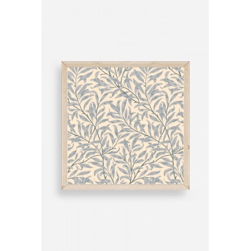 Yaprak Ahşap Çerçeveli Tablo 42 x 42