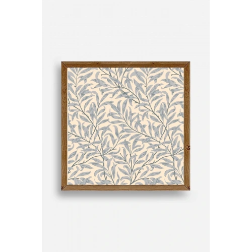 Yaprak Ahşap Çerçeveli Tablo 42 x 42