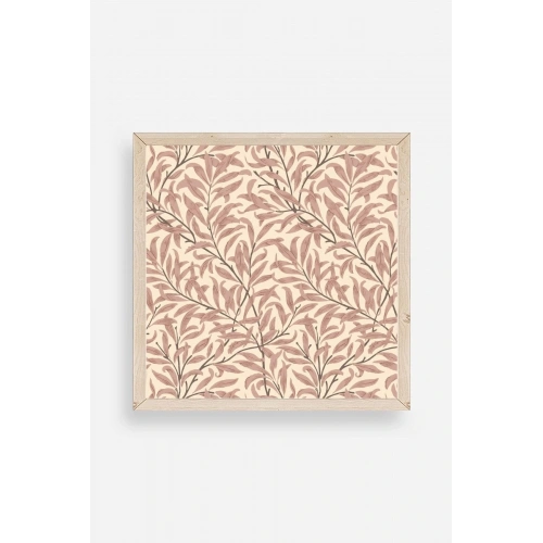 Yaprak Ahşap Çerçeveli Tablo 42 x 42