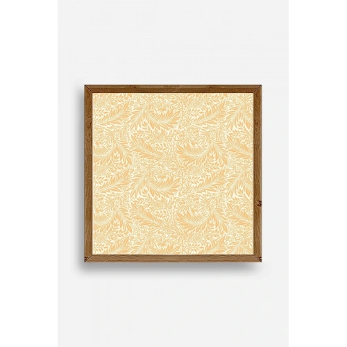 Yaprak Ahşap Çerçeveli Tablo 42 x 42