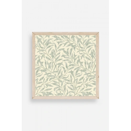 Yaprak Ahşap Çerçeveli Tablo 50 x 50