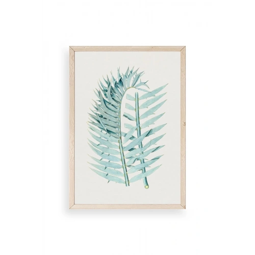 Yapraklar Ahşap Çerçeveli Tablo 17 x 23