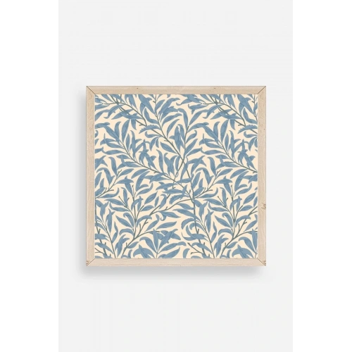 Yapraklar Ahşap Çerçeveli Tablo 42 x 42