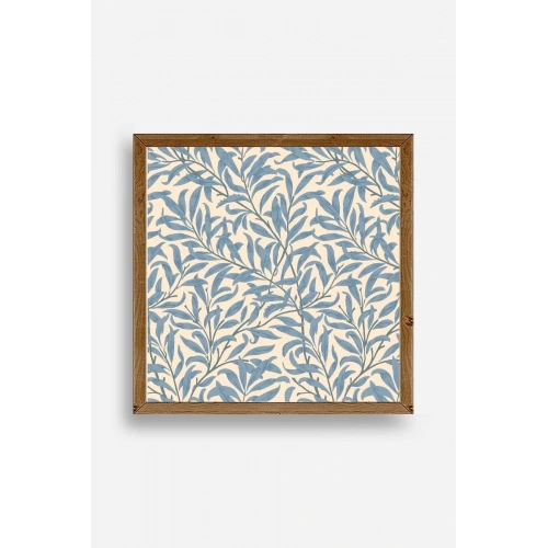 Yapraklar Ahşap Çerçeveli Tablo 42 x 42