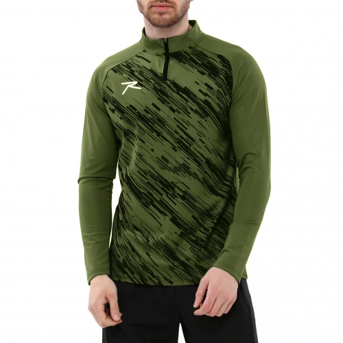 Yarım Fermuarlı Sweatshirt DIGNUS HAKİ