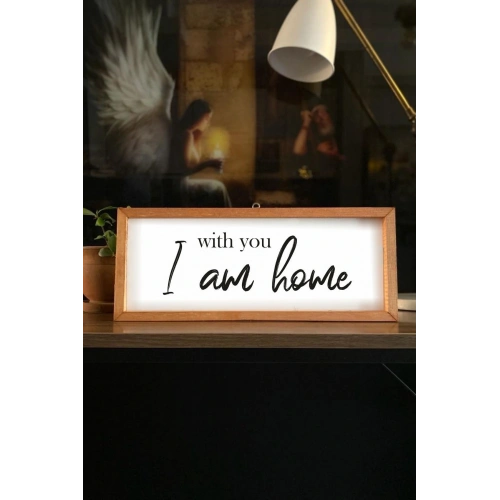 Yatak Odası With You I Am Home Ahşap Çerçeve 50 x 110