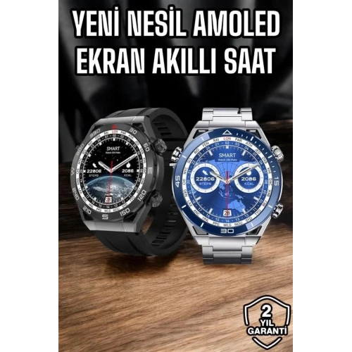 Yeni Nesil Akıllı Saat 2024 Kordonlu Bluetooth Bağlantılı