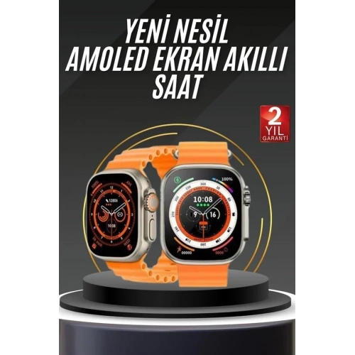 Yeni Nesil Akıllı Saat 49 Mm Android Ve İos Uyumlu Gps