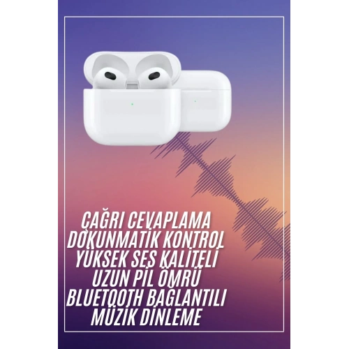 Yeni Nesil Bluetooth Kulaklık 3. Nesil İos Android Uyumlu
