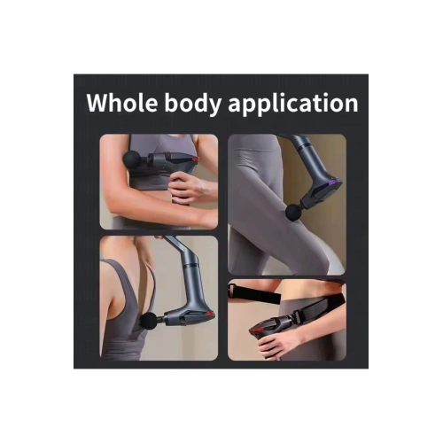 Yeni Nesil Profesyonel Lcd Göstergeli Şarjlı Tüm Vucut Masaj Tabancası