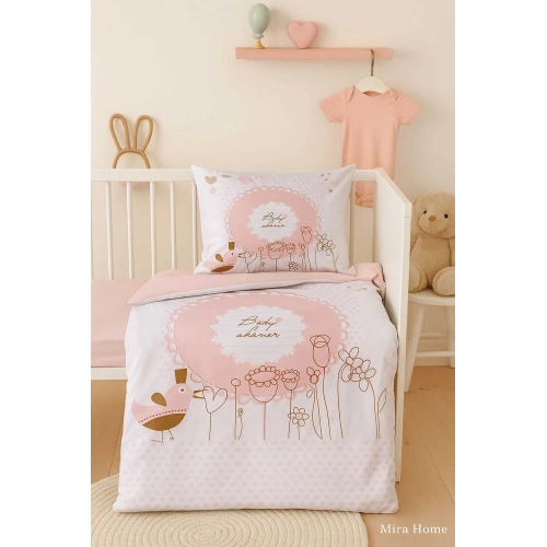Newborn Baby Girl Bedding Set %100 Cotton Baby Shower