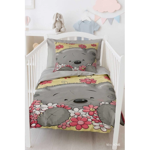Newborn Girl Baby Bedding Set 100% Cotton Flower