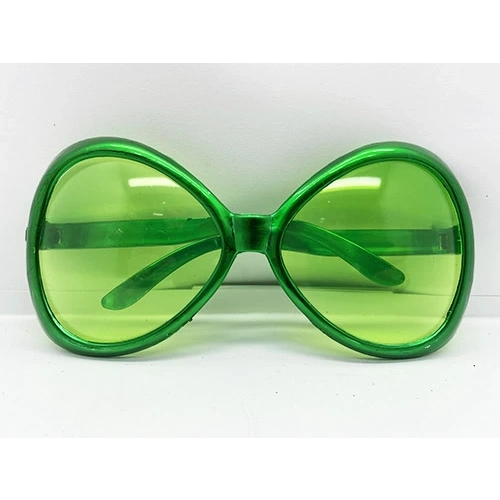 Yeşilçam Temalı Parti Gözlüğü Yeşil Renk 7x16 cm (5365)