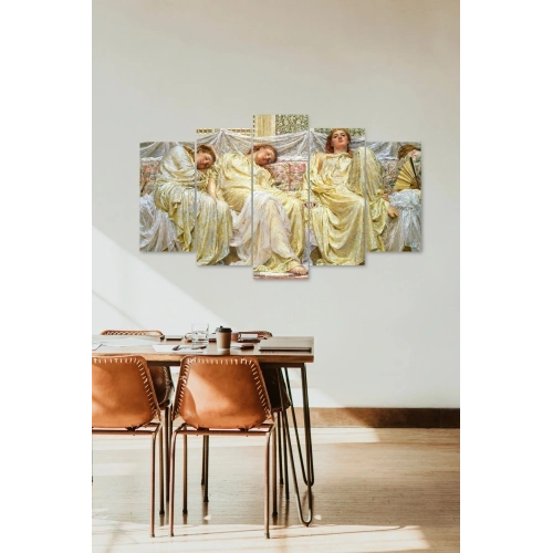 Yorulan Kadınlar 5 Parçalı Mdf Tablo 60 x 100