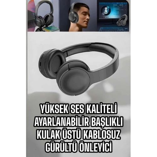 Yüksek Ses Kaliteli Kablosuz Bluetooth Kulaklık Type-c Uyumlu