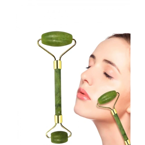 Yüz Masaj Seti Jade Roller Ve Gua Sha Taşı 2 Parça