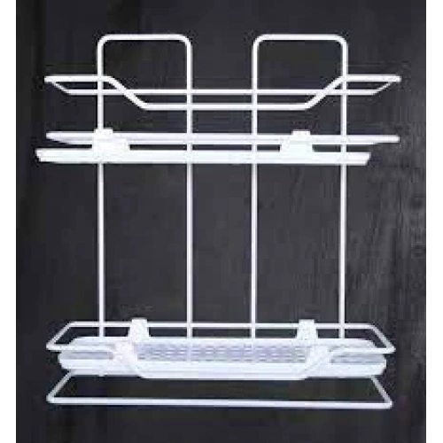 ZAMBAK 2Lİ RAF SİYAH BEYAZ (5365)