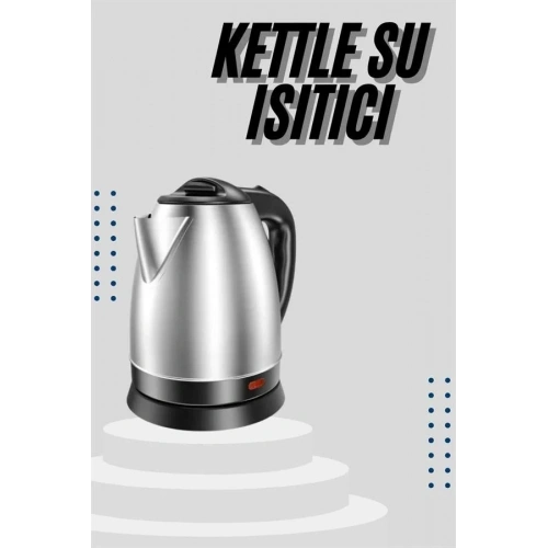 Zarif Paslanmaz Çelik Elektrikli Kettle 1.8 Litre C F Tipi