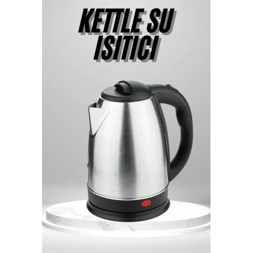 Zarif Paslanmaz Çelik Kettle 1.8 L 2000 Watt Su Isıtıcı