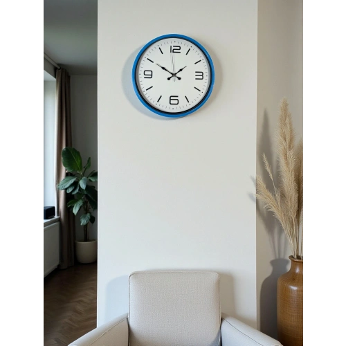 Zentime 36 Cm Mavi Dekoratid Duvar Saati