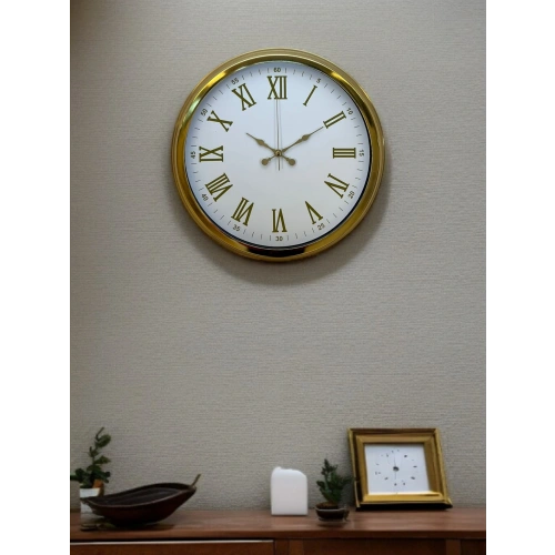 Zentime 40 Cm Gold Lüks Duvar Saati