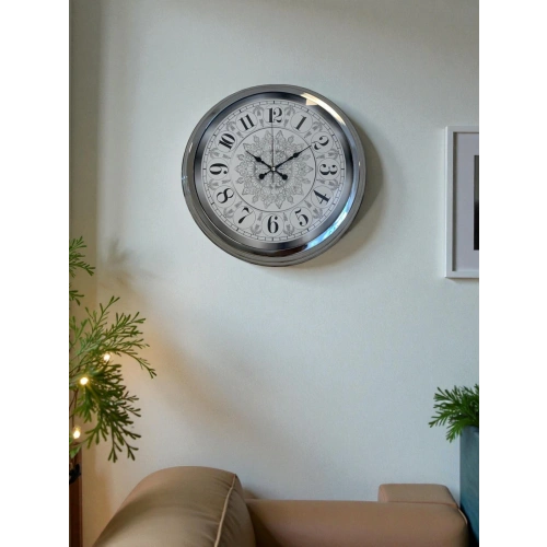 Zentime 40 Cm Krom Elegance Duvar Saati