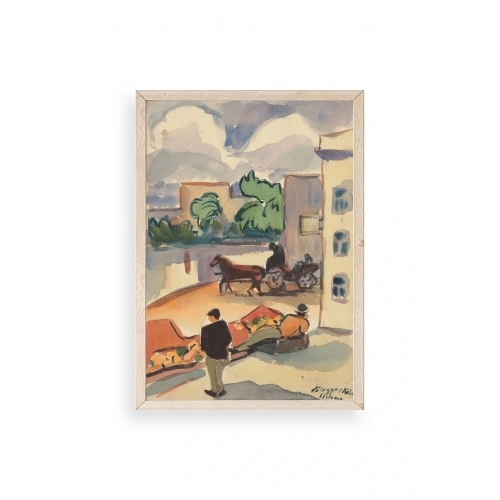 Zolo Palugyay Ahşap Çerçeveli Tablo 17 x 23