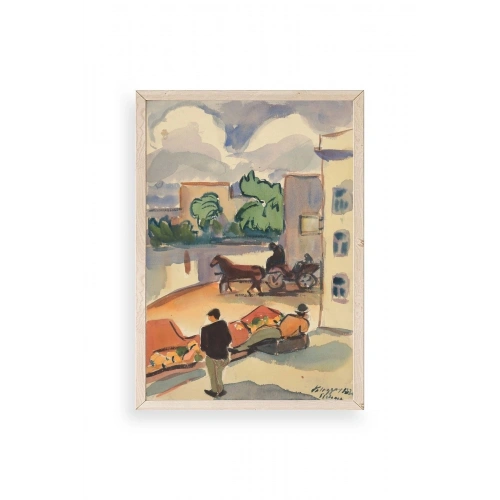 Zolo Palugyay Ahşap Çerçeveli Tablo 30 x 42