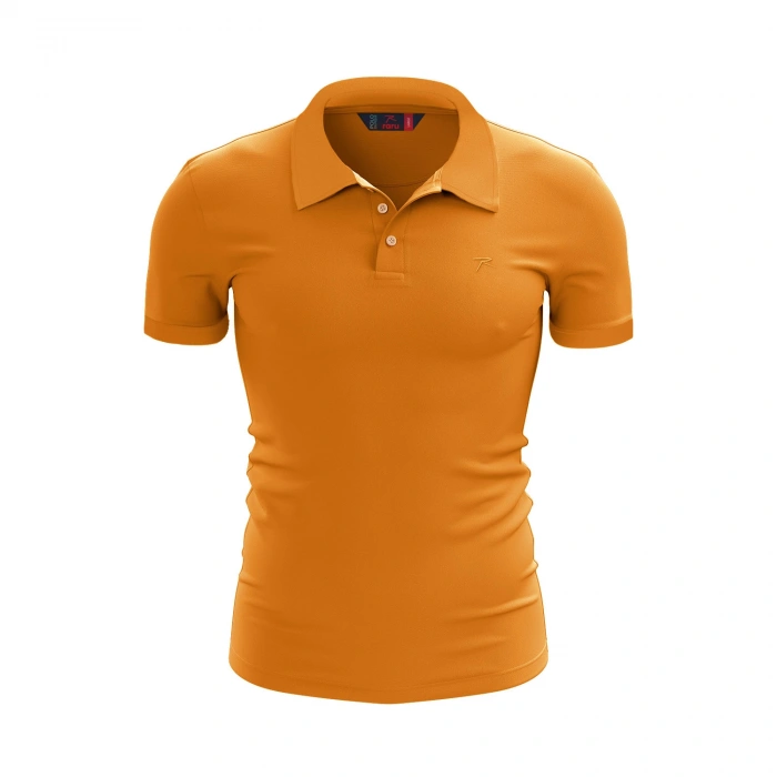 %100 Pamuk Polo T-Shirt IMPERO ORANJ