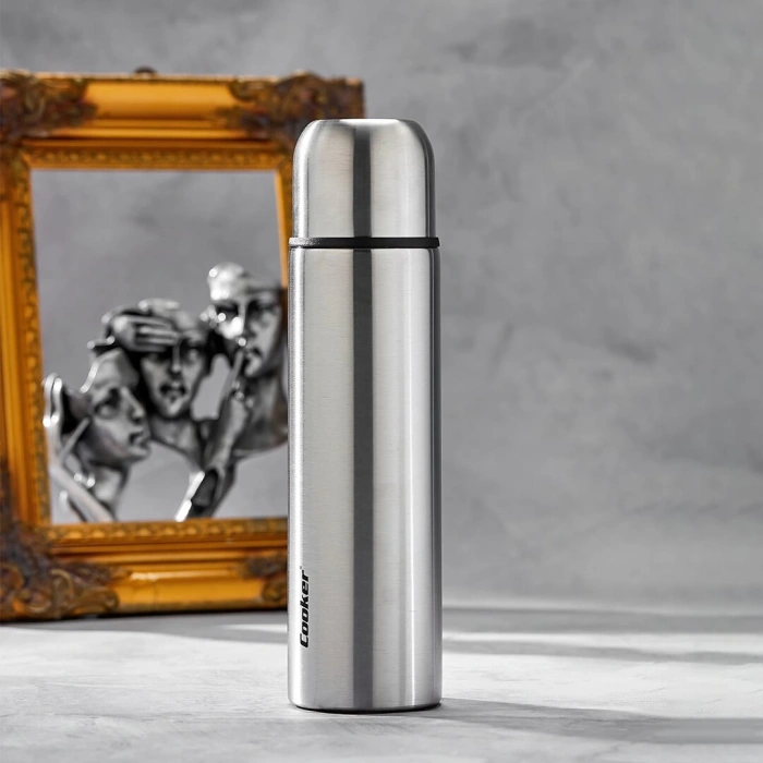 0.75LT KROM TREND TERMOS PASLANMAZ ÇELİK - SIZDIRMAZ KAPAK = BARDAK (5365)