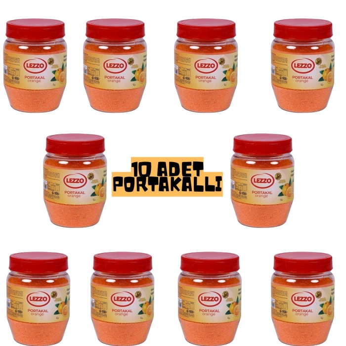 10 ADET Portakal Toz Içecek ( Sıcak ve Soğuk İçim) 300 Gr