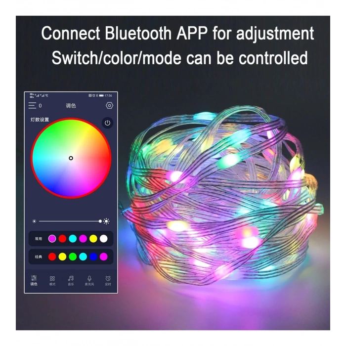 10 Metre, Led Şerit, Usb Bağlantılı, Kumandalı, Ambiyans Işığı SDR-LED-109 (5365)