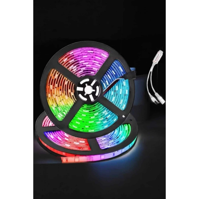 10 Metre Usb Şerit Led Kumandalı Renkli