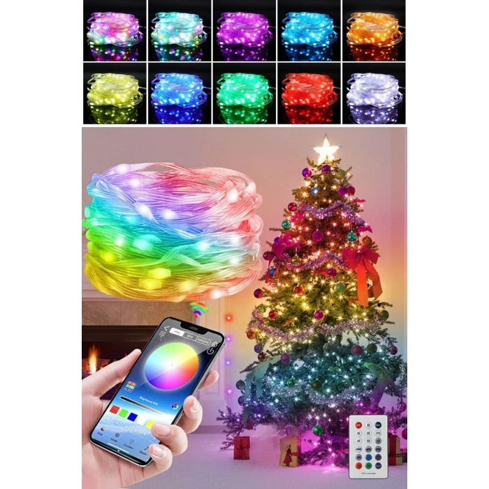10 MT Uzaktan Kumandalı USB LED Işık – Çok Modlu Dekoratif Ortam Aydınlatmas