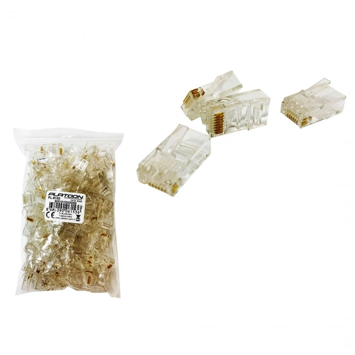 100 PARÇA STARNDART İNTERNET ETHERNET JACK JAK PL-6153 (5365)