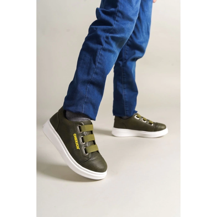 1007 - Montana Çocuk Ayakkabı HAKI