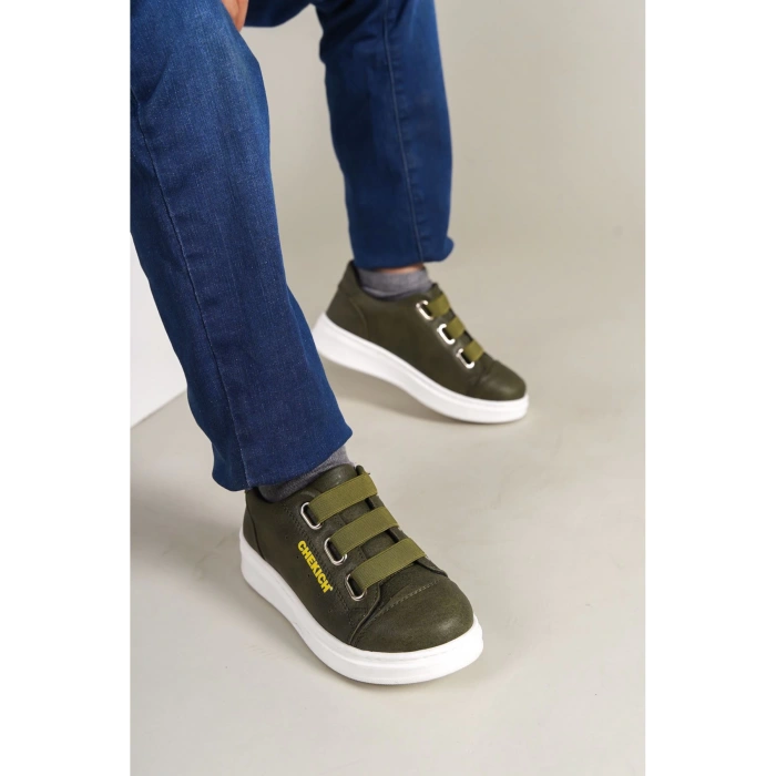 1007 - Montana Çocuk Ayakkabı HAKI