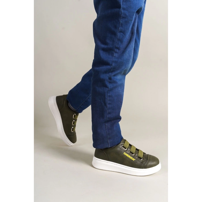 1007 - Montana Çocuk Ayakkabı HAKI