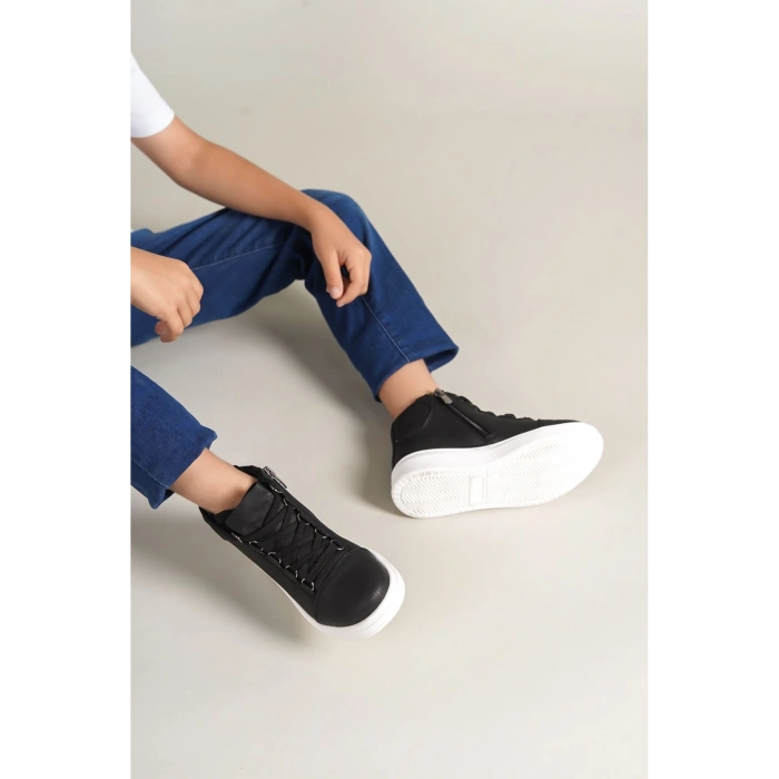 1012 - Roma Çocuk Ayakkabı SIYAH