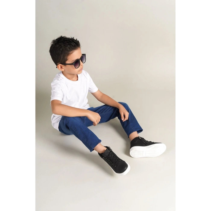 1012 - Roma Çocuk Ayakkabı SIYAH