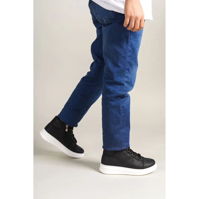 1012 - Roma Çocuk Ayakkabı SIYAH