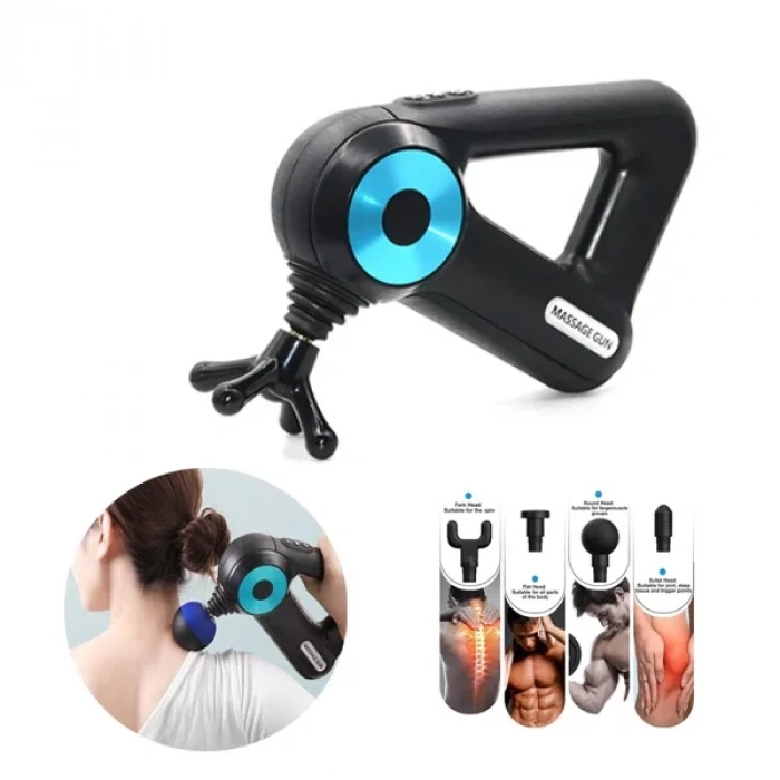 12 Başlıklı Profesyonel Masaj Tabancası Çok Fonksiyonlu (5365)